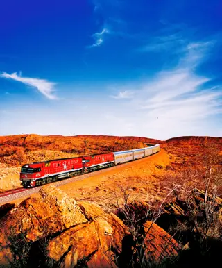 Durchquere das Outback mit dem Zug